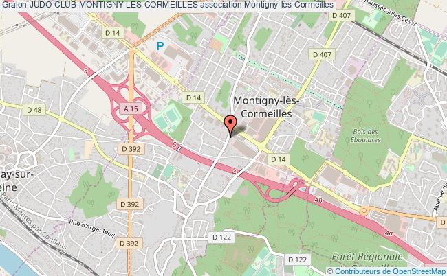 plan association Judo Club Montigny Les Cormeilles Montigny-lès-Cormeilles