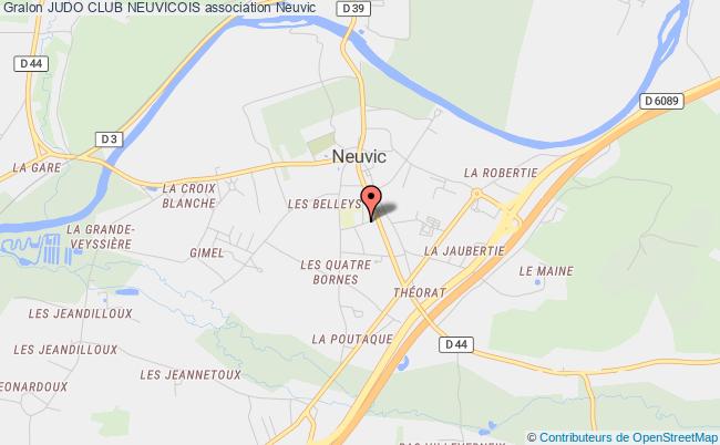 plan association Judo Club Neuvicois Neuvic