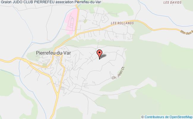 plan association Judo Club Pierrefeu Pierrefeu-du-Var