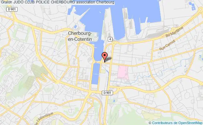 plan association Judo Club Police Cherbourg Cherbourg-en-Cotentin