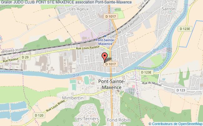 plan association Judo Club Pont Ste Maxence Pont-Sainte-Maxence