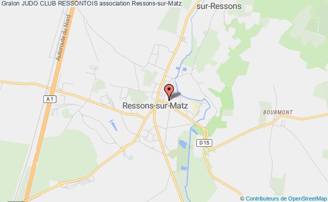 plan association Judo Club Ressontois Ressons-sur-Matz