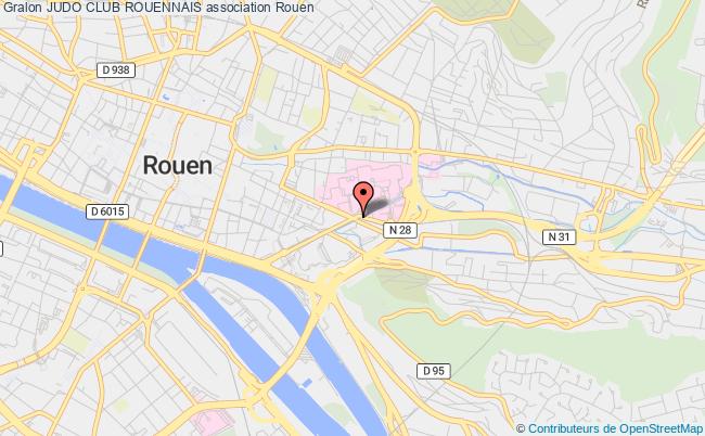plan association Judo Club Rouennais Rouen