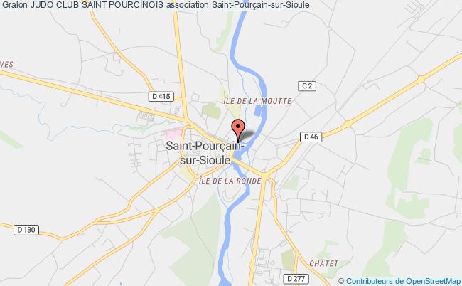 plan association Judo Club Saint Pourcinois Saint-Pourçain-sur-Sioule