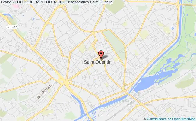 plan association Judo Club Saint Quentinois' Saint-Quentin
