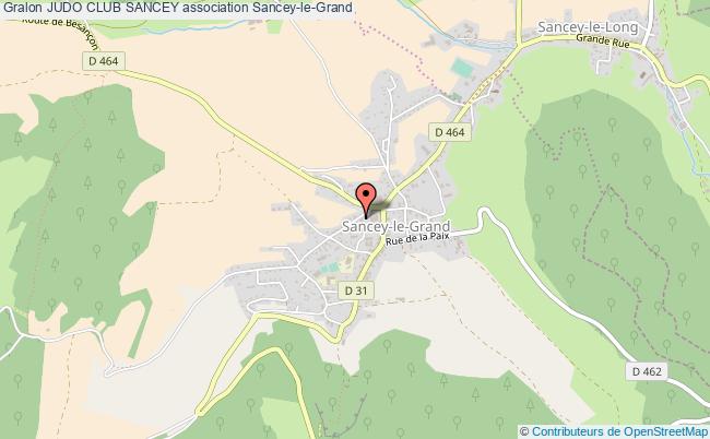 plan association Judo Club Sancey Sancey-le-Grand