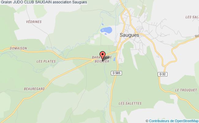 plan association Judo Club Saugain Saugues