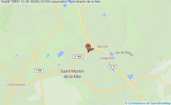 plan association Judo Club Sedelocien Saint-Martin-de-la-Mer