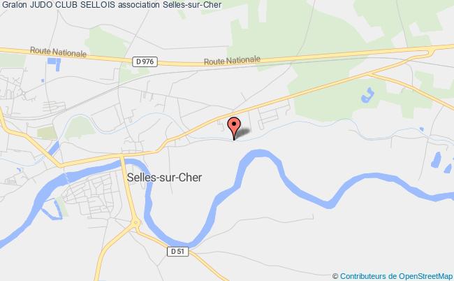 plan association Judo Club Sellois Selles-sur-Cher