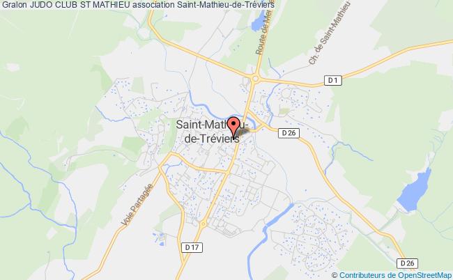 plan association Judo Club St Mathieu Saint-Mathieu-de-Tréviers