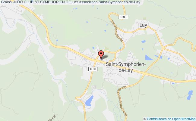 plan association Judo Club St Symphorien De Lay Saint-Symphorien-de-Lay
