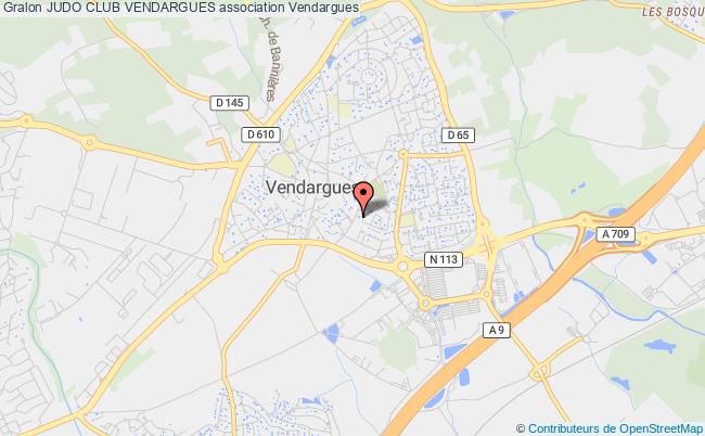 plan association Judo Club Vendargues Vendargues