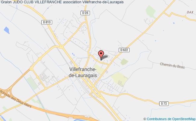 plan association Judo Club Villefranche Villefranche-de-Lauragais