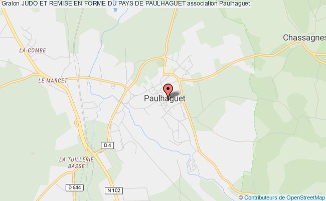 plan association Judo Et Remise En Forme Du Pays De Paulhaguet Paulhaguet