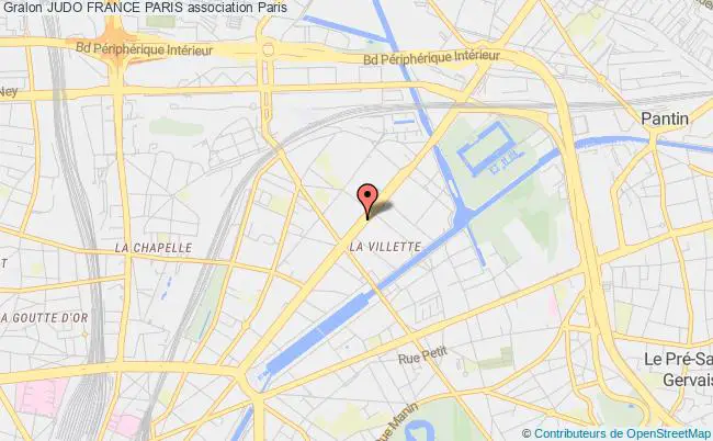 plan association Judo France Paris Paris