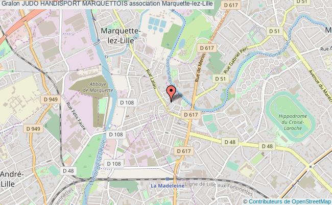 plan association Judo Handisport Marquettois Marquette-lez-Lille