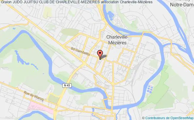 plan association Judo Jujitsu Club De Charleville-mezieres Charleville-Mézières