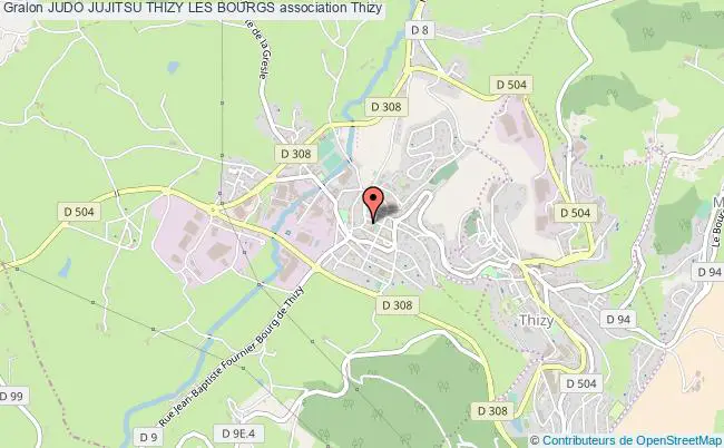 plan association Judo Jujitsu Thizy Les Bourgs Thizy-les-Bourgs