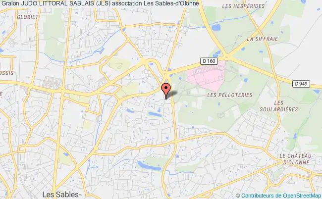 plan association Judo Littoral Sablais (jls) Les Sables-d'Olonne