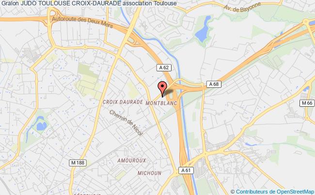plan association Judo Toulouse Croix-daurade Toulouse