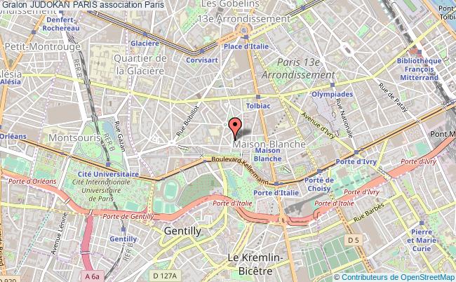 plan association Judokan Paris Paris