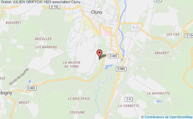 plan association Julien Griffon 1625 Cluny