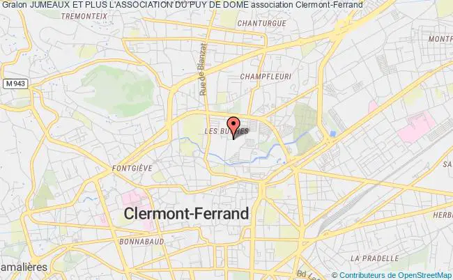 plan association Jumeaux Et Plus L'association Du Puy De Dome Clermont-Ferrand