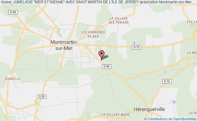 plan association Jumelage "mer Et Sienne" Avec Saint Martin De L'Île De Jersey Montmartin-sur-Mer