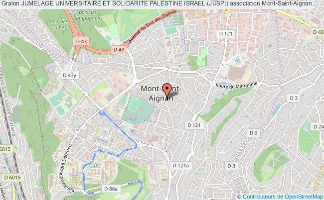 plan association Jumelage Universitaire Et SolidaritÉ Palestine Israel (juspi) Mont-Saint-Aignan