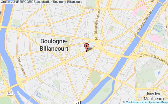 plan association June Records Boulogne-Billancourt
