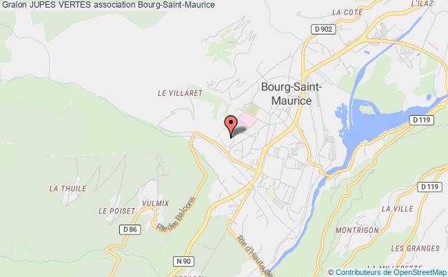 plan association Jupes Vertes Bourg-Saint-Maurice