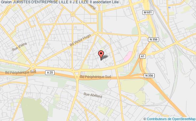 plan association Juristes D'entreprise Lille Ii J.e Lille Ii Lille