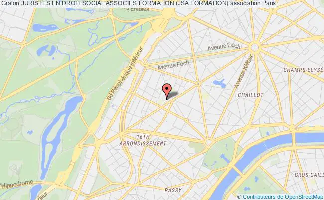 plan association Juristes En Droit Social Associes Formation (jsa Formation) Paris