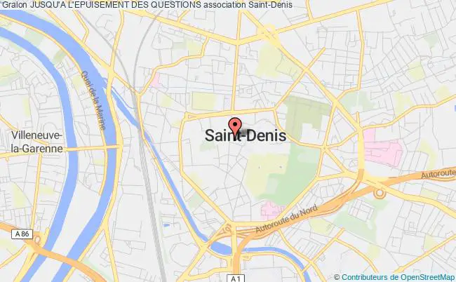 plan association Jusqu'a L'epuisement Des Questions Saint-Denis