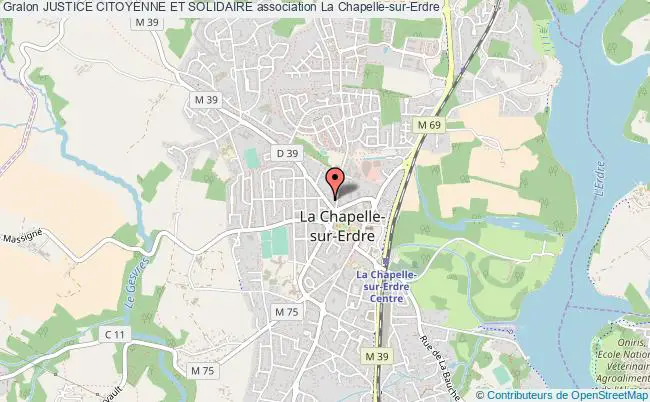 plan association Justice Citoyenne Et Solidaire La Chapelle-sur-Erdre