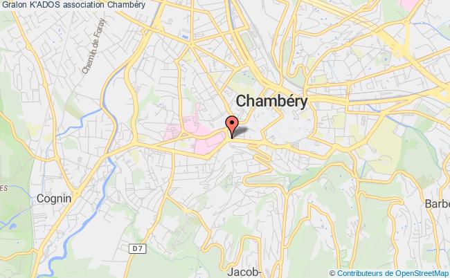 plan association K'ados Chambéry Cédex