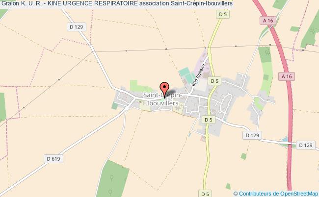 plan association K. U. R. - Kine Urgence Respiratoire Saint-Crépin-Ibouvillers