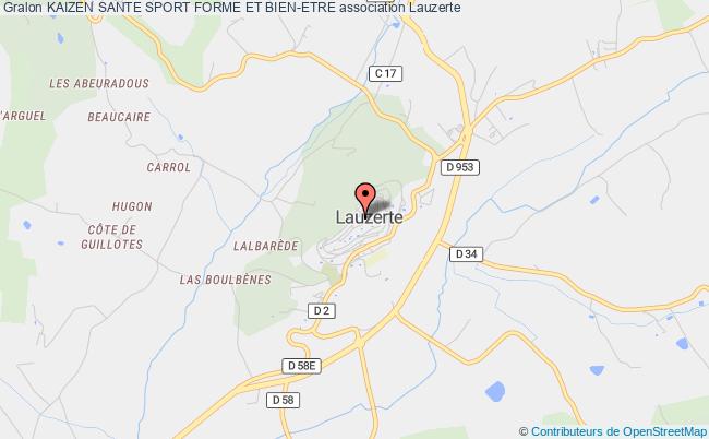 plan association Kaizen Sante Sport Forme Et Bien-etre Lauzerte