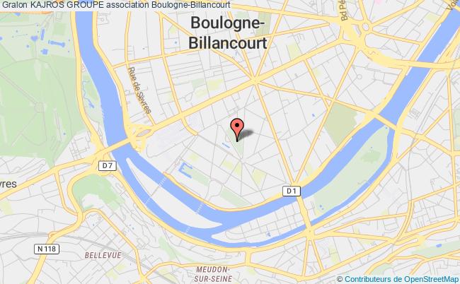 plan association Kajros Groupe Boulogne-Billancourt