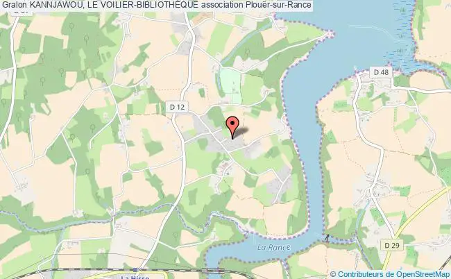 plan association Kannjawou, Le Voilier-bibliothÈque Plouër-sur-Rance