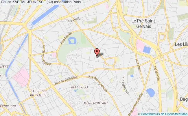 plan association Kapital Jeunesse (kj) PARIS