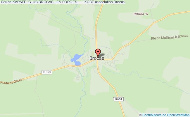 KARATE  CLUB BROCAS LES FORGES    -  KCBF