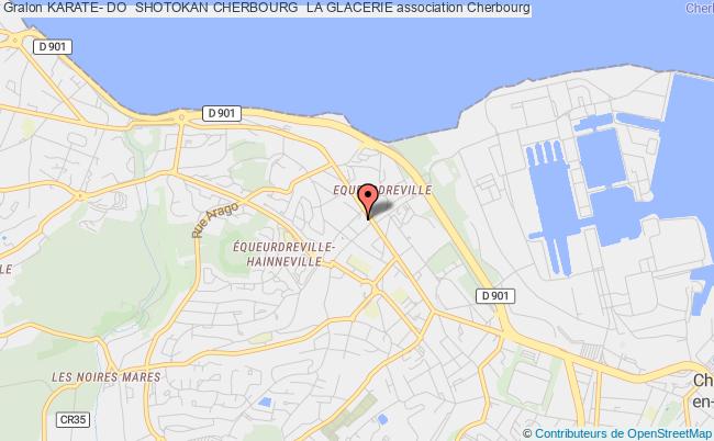 plan association Karate- Do  Shotokan Cherbourg  La Glacerie Cherbourg-en-Cotentin