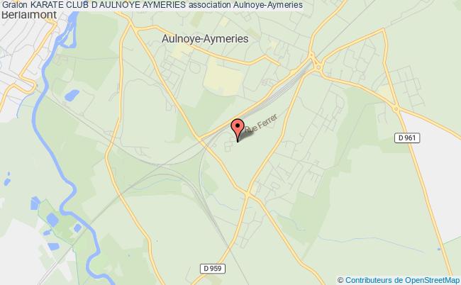 club karate aulnoye aymeries