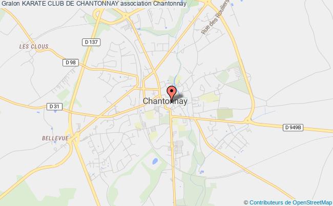 plan association Karate Club De Chantonnay Chantonnay