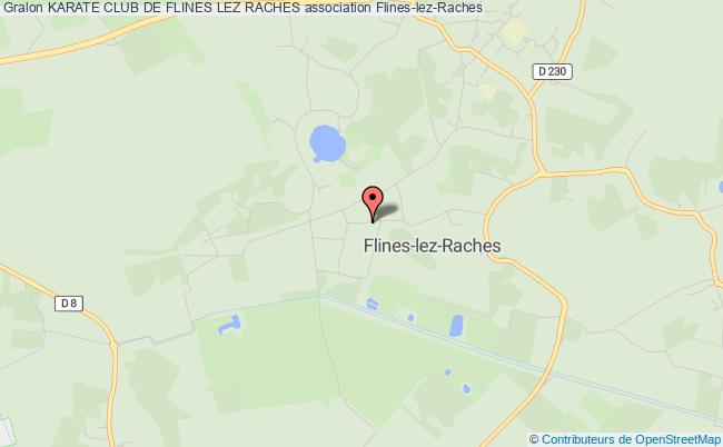 plan association Karate Club De Flines Lez Raches Flines-lez-Raches