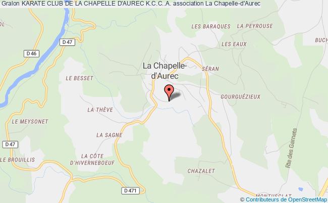 plan association Karate Club De La Chapelle D'aurec K.c.c..a. La Chapelle-d'Aurec