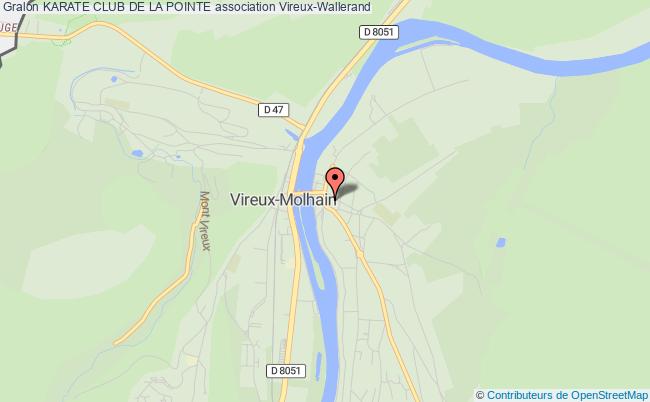 plan association Karate Club De La Pointe Vireux-Wallerand