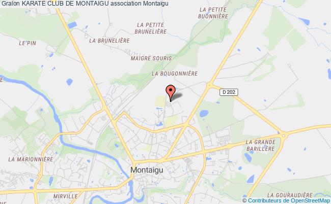 plan association Karate Club De Montaigu Montaigu