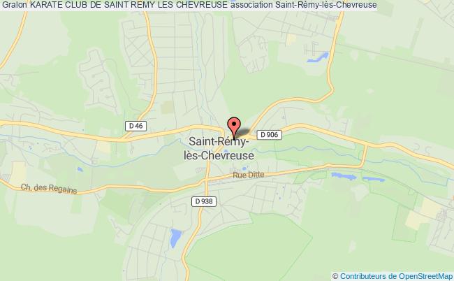 plan association Karate Club De Saint Remy Les Chevreuse Saint-Rémy-lès-Chevreuse